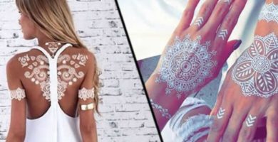 Tatuajes blancos - Pros y contras de los tattoos con tinta blanca